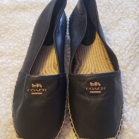 Navy Blue Rye Espadrille Slip On Sneakers - Picture 1 of 3